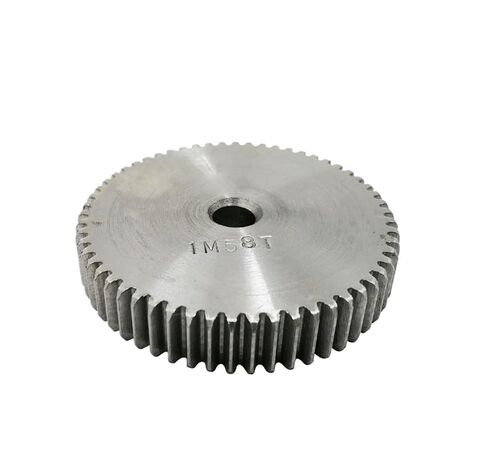 Steel Heavy Duty Motor Pinion Gear 1pcs Spur Gear 1M52/53/54/55/56/57/58/59T Rough Hole 8mm Pinion Carbon Steel Motor Total Height 10mm | 1M52Teeth-bore 8mm in Kuwait