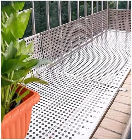 Stainless Steel Perforated Plate,304 Stainless Steel Perforated Plate, 0.8mm Thick Metal Sheet, Durable Perforated Metal Sheets, Ideal for DIY Projects, 45x100x15cm, Corrosion-Resistant Desi in Kuwait