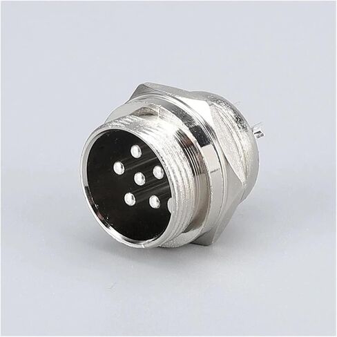 مجموعة موصل دائري GX12 GX16 GX20 - 5-100 مجموعة من أطراف الكابلات الكهربائية مع تصميم من نوع الجوز_2P(GX12 Dock، 5 مجموعات (ذكر أنثى)-10P) in Kuwait