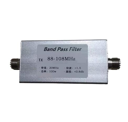 BPF-88-108 Bandpass Filter M Female 88-108MHz Anti-Jamming Filter Bandpass in Kuwait