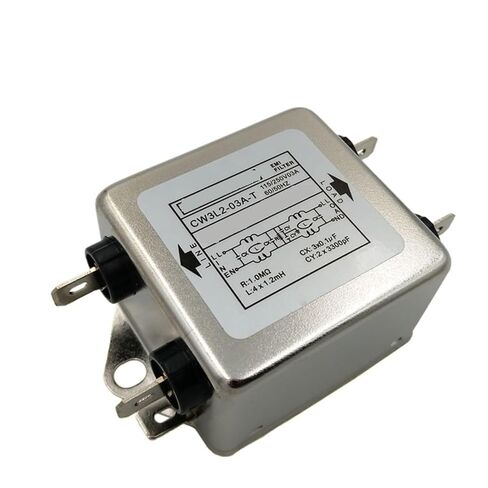 فلتر الطاقة CW3L2 3A 10A T ثنائي القطب للتنقية مرحلة واحدة 220 فولت اتصال (CW3L2-10A-TTمرحلتين) in Kuwait