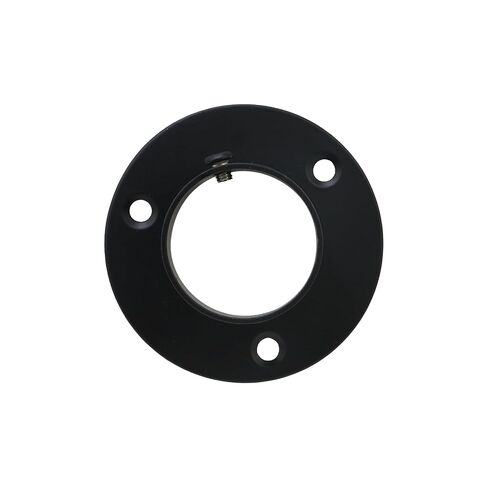 Wealrit 4 Pcs Round Post Bases Stainless Steel Flange Anchor Bases Heavy Duty Post Brackets for Fence Deck Railing Support(1.5", Black) in Kuwait