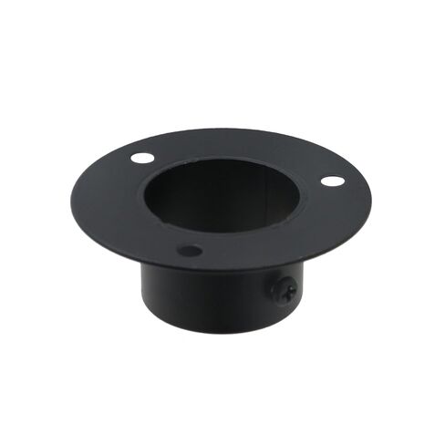 Wealrit 4 Pcs Round Post Bases Stainless Steel Flange Anchor Bases Heavy Duty Post Brackets for Fence Deck Railing Support(1.5", Black) in Kuwait