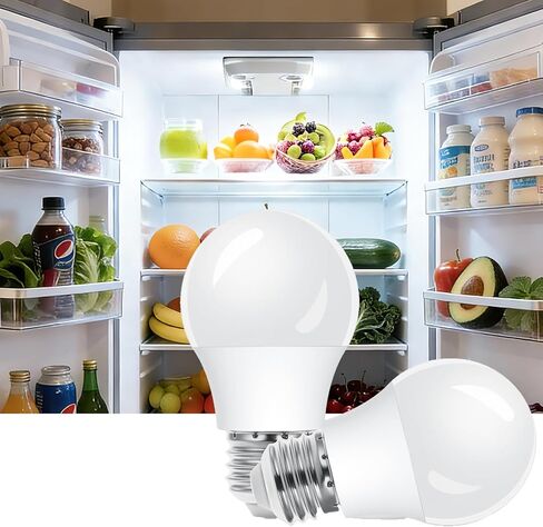 2 حزمة من مصابيح الإضاءة الصفراء A15 LED للأماكن الخارجية، قاعدة E26 مكافئة 40 وات، إضاءة صفراء كهرمانية 5 وات للأماكن الداخلية والخارجية، ديكور الحفلات والعطلات، عيد الميلاد، غرفة النوم، ضوء الليل، غير قابلة للتعتيم in Kuwait