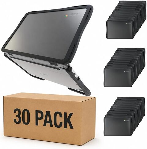 Air Hard Shell Case for Dell Chromebook 3120/3110 / 3100 2-in-1 & Clamshell, Student-Proof K-12 Protective Clear Cover (1-Pack) in Saudi Arabia