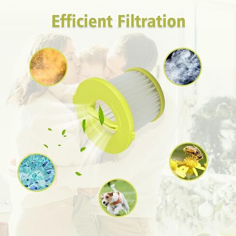 4 عبوات من فلتر HEPA البديل - متوافق مع مكنسة Ryobi ONE+ 18V اليدوية PCL700 PCL704 PCL705، Hart 20V HPHV33B/HPHV34 & Hoover BH57400V، يستبدل الجزء #A32F05N A32HF00 in Kuwait