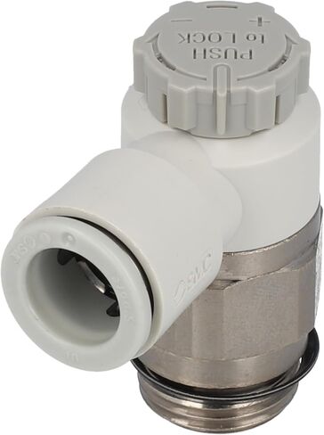 SMC AS2211F-01-04SA كوع بقفل دفع مع تركيبات بلمسة واحدة in Kuwait