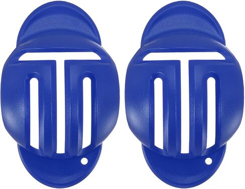Golf Ball Line Marker Tool, 2 Pack Golf Ball Alignment Marking Tool Golf Ball Liner with Line Marker Stencil for Putting Ball Markers, Blue in Saudi Arabia