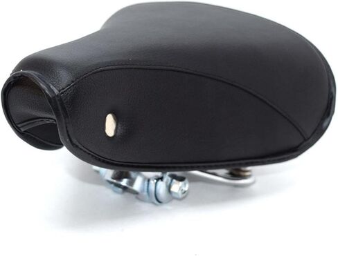 Vintage Bike Saddle, Bike Cycling Seat,Comfortable Padded,Classic,Retro Rivet Spring Cushion, Bicycle Seat for Road Bike, Brown in Saudi Arabia
