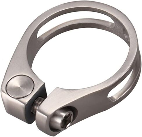 Titanium Alloy Seatpost Clamp 31.8mm Bicycle Saddle Tube Clamp Hollow Seat Tube Clamp for 27.2mm Seat Tube in Kuwait