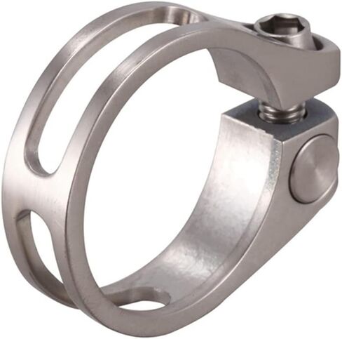 Titanium Alloy Seatpost Clamp 31.8mm Bicycle Saddle Tube Clamp Hollow Seat Tube Clamp for 27.2mm Seat Tube in Kuwait