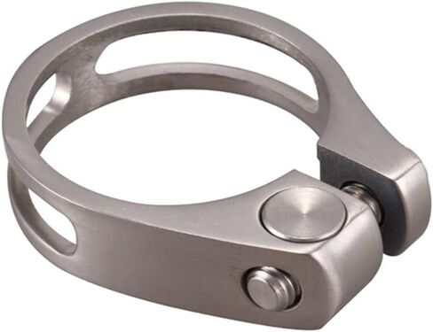 Titanium Alloy Seatpost Clamp 31.8mm Bicycle Saddle Tube Clamp Hollow Seat Tube Clamp for 27.2mm Seat Tube in Kuwait