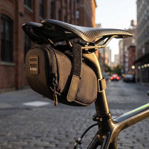 Bike Saddle Bag Under Seat, Bicycle Seat Bag Storage Pouch, Cycling Bike Tool Bag for Mountain Road Bike Accessories in Kuwait