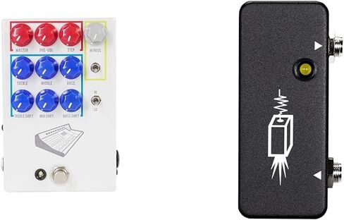 JHS Pedals Colour Box V2 Preamp, EQ and Distortion Generator Bundle with Little Black Buffer Guitar Signal Buffer in Kuwait