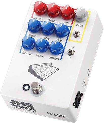JHS Pedals Colour Box V2 Preamp, EQ and Distortion Generator Bundle with Little Black Buffer Guitar Signal Buffer in Kuwait