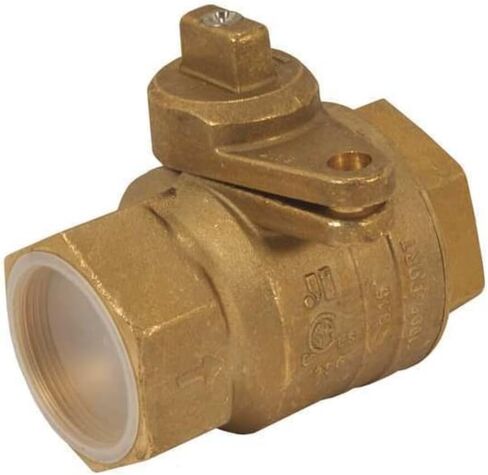 Jomar Valve 2" FNPT Brass Gas Ball Valve Inline 240-008B - 1 Each in Kuwait