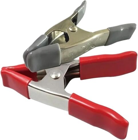 2/4PCS 4 Inch Steel Spring Clamps Max Jaw Opening 2 Large Heavy Duty Metal Camelback Clamp(4PCS grey) in Kuwait