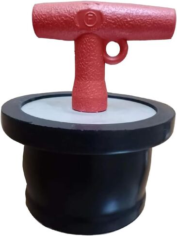 SagaSave Expandable T- Handle Rubber Scupper Plug with Stainless Steel Screw Boat Drain Plug for Sewer Lines, Basements, Garages and More (32-37mm) in Kuwait