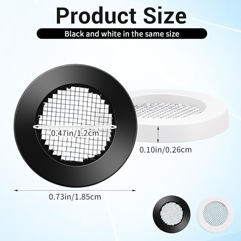 10 Pack Shower Head Filter Gasket with Wire Mesh, Creates a Seal to Prevent Leakage, 3/4" Rubber Washer for 1/2" Shower Hose Connector in Saudi Arabia