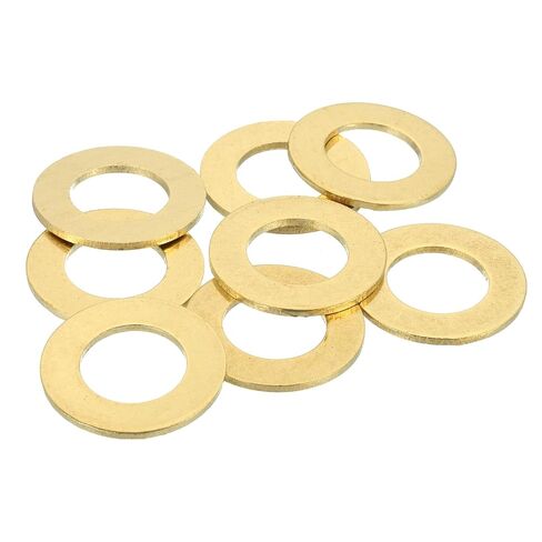 MECCANIXITY 8 Pack Brass Flat Washer, M20 Copper Washers Crush Washer Kit Assortment, 20mm ID, 36mm OD, 2mm Thick for Bolts Screws Machinery Repair, Outdoor Construction in Kuwait