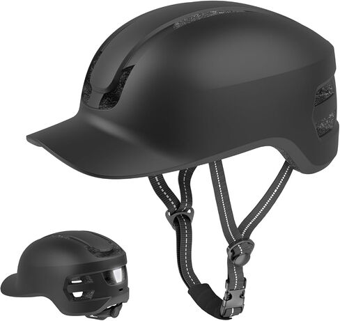 Adult Bike Helmet for Women & Men E-Bike Helmets, Adjustable 22.4-24 in Fit, Baseball Cap Helmet CPSC Certified Commuter Cycling Helmet with 11 Vents, Bicycle Helmet for Road Scooter City Riding in Kuwait