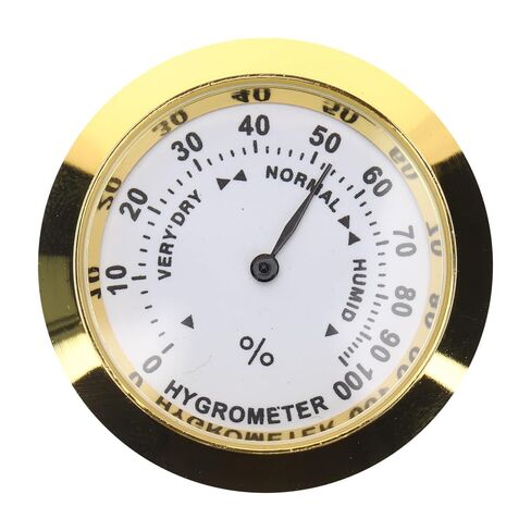 Round Hygrometer for Violin Guitar Case Compact Analog Humidity Meter for Musical Instrument Care and Accurate Humidity Monitoring in Kuwait