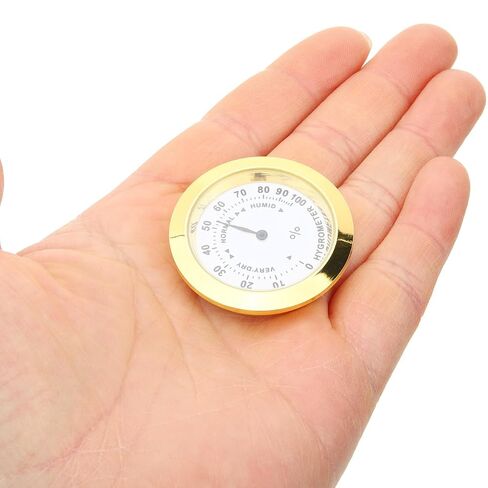 Round Hygrometer for Violin Guitar Case Compact Analog Humidity Meter for Musical Instrument Care and Accurate Humidity Monitoring in Kuwait