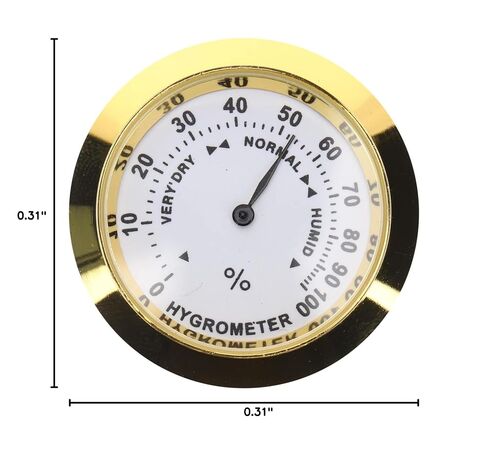 Round Hygrometer for Violin Guitar Case Compact Analog Humidity Meter for Musical Instrument Care and Accurate Humidity Monitoring in Kuwait