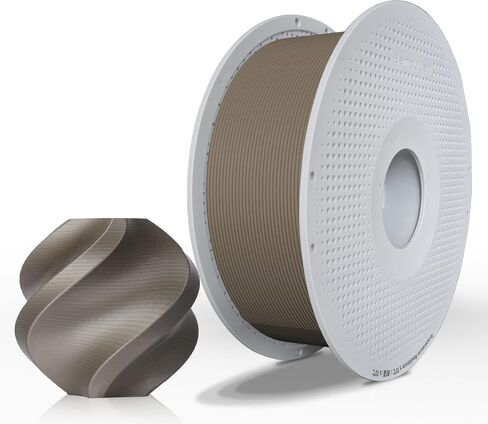 Bamboo Original PLA Metal Filament 1.75mm with RFID for Bambu Lab 3D Printers P1,X1,A1 Series, High Toughness & Easy Printing PLA Metallic Textured Shiny Refill 1KG (2.2lbs) +/- 0.03mm in Kuwait