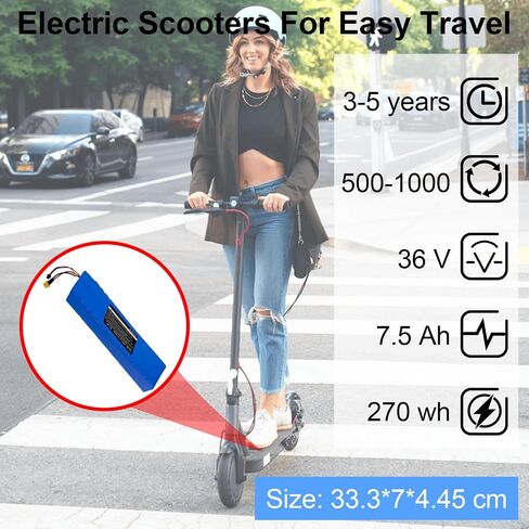 استبدال بطارية السكوتر 36 فولت 7.8 أمبير في الساعة لـ Hover-1 Alpha/Journey 2.0 القابلة لإعادة الشحن لاستبدال بطارية سكوتر Swagtron Swagger 5 Boost/5 Elite Scooters in Kuwait