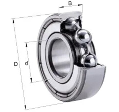 50pcs Bearing 604 604Z 604ZZ 4X12X4 Shielded Miniature Ball Bearings MINI in Kuwait