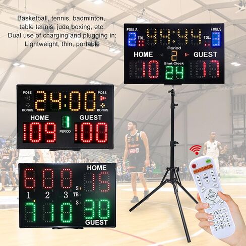 Scoreboard Tripod Stand Portable Adjustable Height 39cm to 145cm Lightweight Aluminum Alloy with Foldable Design for Basketball Courts Gyms Sports Events in Kuwait
