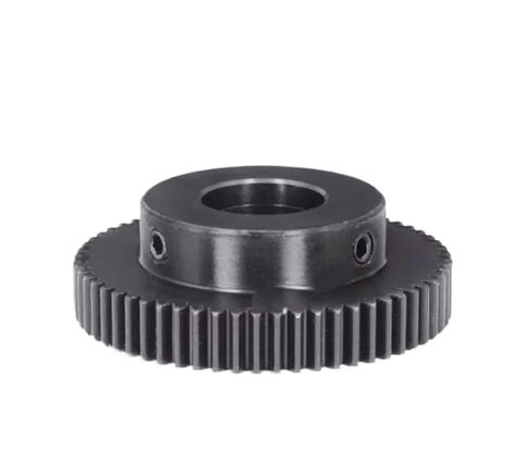 Steel Heavy Duty Motor Pinion Gear 1pcs 60 Teeth 1M Spur Gear 1 Module 60T Steel Motor with Step Round Bore 6/8/10/12/14/15/16/17/18/19/20/22/24/25/30mm(24mm) in Kuwait