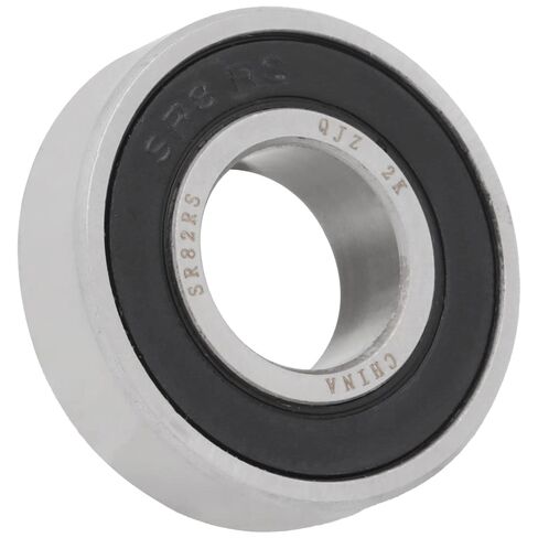 [2-Pack] SR8-2RS - Stainless Steel Deep Groove Radial Ball Bearing 0.5 in x 1.125 in x 0.3125 in (ID x OD x W) | 12.7 mm x 28.575 mm x 7.938 mm (ID x OD x W) with Double Rubber Seal in Saudi Arabia