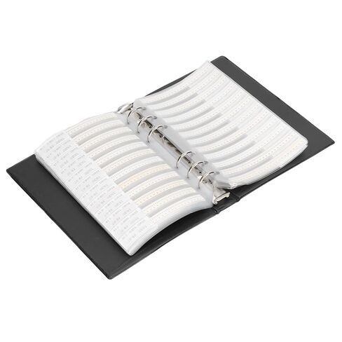 مجلد متنوع لمقاوم SMD، مجموعة عينات من كتاب مقاوم SMD، 170 نوعًا من منظم مقاومات الرقائق، دقة 1%، للمختبر، ومكونات لوحة الدائرة in Kuwait