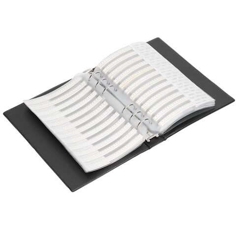 مجلد متنوع لمقاوم SMD، مجموعة عينات من كتاب مقاوم SMD، 170 نوعًا من منظم مقاومات الرقائق، دقة 1%، للمختبر، ومكونات لوحة الدائرة in Kuwait