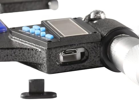 Accusize Industrial Tools 2-3''/50-75 mm by 0.00005''/0.001 mm 7-Key Electronic Digital Micrometer, Water Proof, Ac21-3022 | IP54 Rated, 0.00005"/0.001 mm Resolution, 7-Key, ±0.002" Accuracy in Kuwait