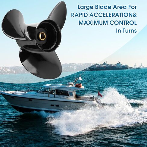 14 x 23 Aluminum Boat Propeller for Mercury Engines 150-300HP Mercruiser Alpha One/Bravo One 48-832834A45 15Spline Tooth RH in Kuwait