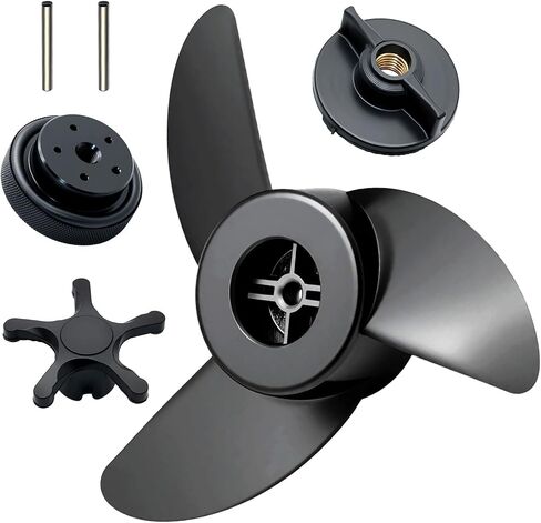 Trolling Motor 3-Blade Propeller with Aluminum Prop Nut Compatible with MotorGuide XI3 XI5 for MotorGuide 3.5" Motor Replace for MGA089B in Kuwait