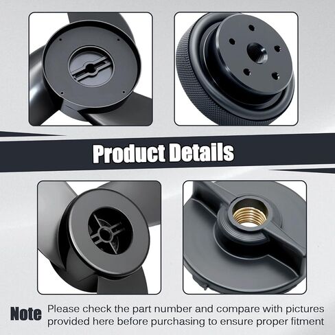 Trolling Motor 3-Blade Propeller with Aluminum Prop Nut Compatible with MotorGuide XI3 XI5 for MotorGuide 3.5" Motor Replace for MGA089B in Kuwait