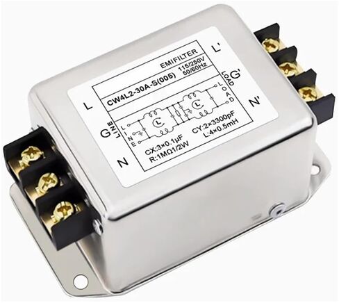 مرشح طاقة أحادي الطور CW4L2-30A-S (005) 3A إلى 35A طرفي 220 فولت in Kuwait