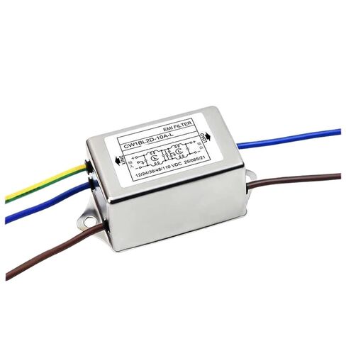 مرشح EMI للتيار المتردد أحادي الطور CW1BL2D-3/6/10A-L مع سلك لتنقية مصدر الطاقة تيار مستمر 110 فولت (CW1BL2-3A-L AC) in Kuwait