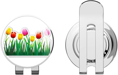 Tulips Golf Hat Clip with Magnetic Ball Marker in Kuwait
