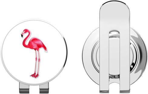 Flamingo Pink Beautiful Golf Hat Clip with Magnetic Ball Marker in Kuwait