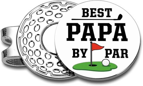أفضل هدايا للأب من Par Fathers Day Golf للأب - قبعة جولف بمشبك على شكل قبعة هدية للرجال، إكسسوارات جولف مضحكة لعيد الأب في عيد ميلاد الأب من لاعبي الغولف للأب والأب من ابنة الابن in Kuwait