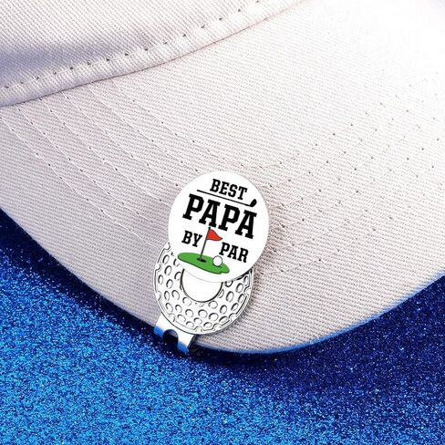 أفضل هدايا للأب من Par Fathers Day Golf للأب - قبعة جولف بمشبك على شكل قبعة هدية للرجال، إكسسوارات جولف مضحكة لعيد الأب في عيد ميلاد الأب من لاعبي الغولف للأب والأب من ابنة الابن in Kuwait