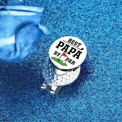أفضل هدايا للأب من Par Fathers Day Golf للأب - قبعة جولف بمشبك على شكل قبعة هدية للرجال، إكسسوارات جولف مضحكة لعيد الأب في عيد ميلاد الأب من لاعبي الغولف للأب والأب من ابنة الابن in Kuwait