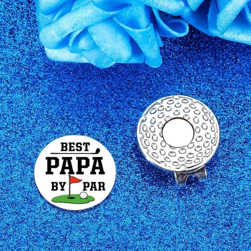 أفضل هدايا للأب من Par Fathers Day Golf للأب - قبعة جولف بمشبك على شكل قبعة هدية للرجال، إكسسوارات جولف مضحكة لعيد الأب في عيد ميلاد الأب من لاعبي الغولف للأب والأب من ابنة الابن in Kuwait
