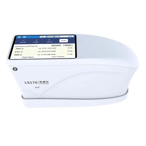 مقياس الألوان المحمول LS176 D/8 ° 400-700nm مقياس الطيف الضوئي الرقمي البياض والصفرة محلل الألوان 8 مللي متر التصحيح التلقائي in Kuwait