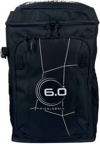 حقيبة ظهر Six Zero Performance Pickleball - حقيبة سفر بسعة 45 لتر مع أكمام مجداف، مبرد معزول، حقيبة أحذية، 1000D Cordura، سحابات YKK in Kuwait